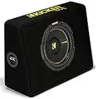 Kicker 10" 600 Watt 4 Ohm Ventilato sottile profilo subwoofer Enclosure | 44TCWC104