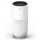 Purificador de Aire Bosch Air 6000 - Apto para 125 m² Aprox., Elimina el 99,9% de Contaminantes con Filtro de Aire HEPA13. Sensor de Aire y Humedad, Modo Automático y Reposo (25 Db), CADR: 600 M³/h.