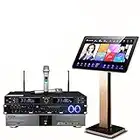 2023 New Chinese Karaoke Machine inandon-KV-V5 MAX Karaoke Player, with Reverb Wireless Microphone, 22-inch capacitive Touch Screen Free Cloud Download Function YouTube APP Online Play