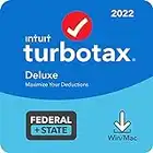 TurboTax Deluxe 2022 Tax Software, Federal and State Tax Return, [Amazon Exclusive] [PC/MAC Download]