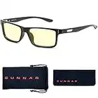 Gunnar Gaming and Computer Eyewear - Vertex - Reading Strength + 1.0, Frame Colour: Onyx, Lens Tint: Amber (Blocks 65% Blue Light & 100% UV Light)- Blue Light Blocking Glasses - Patented lens