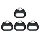 VKO Lug Ring Camera Strap Triangle Split Ring Hook Plastic Cap Compatible with All Brand D-SLR Rangefinder Mirrorless Camera W/Round Eyelet(2 Pair)