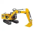 bruder 02483 - Cat Schaufelbagger - 1:16 Baustelle Baufahrzeug Löffelbagger Arbeiter bworld Baumaschine Kettenbagger