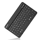 Fintie Teclado Español Ñ Bluetooth Inalámbrico Súper Delgado (4 mm) de 10 Pulgadas para iOS Apple iPad/Tablet Android Samsung, Huawei, Lenovo, Negro