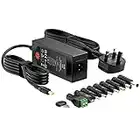 Zolt 45W Universal Power AC Adapter 5V 6V 7.5V 9V 12V 13.5V 15V 1A 2A 3A Power Supply, AC to DC Universal Adjustable Adaptor for Led Strip Light TV Box Tablet Speaker and more Electronics