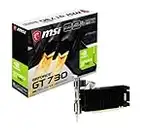 MSI GeForce GT 730 N730K-2GD3H/LPV1 Scheda video - 2GB DDR3, 902 MHz, PCI Express 2.0, 64-bit, DL-DVI-D/HDMI/D-SUB