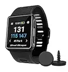 Shot Scope V3 GPS Golf Watch - Automatic Shot Tracking - F/M/B + Hazard Distances - Strokes Gained - 100+ Statistics, 36,000+ Pre-Loaded Worldwide Courses - No Subscriptions (Black)