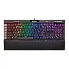 Corsair K95 RGB Platinum XT Mechanical Wired Gaming Keyboard, Backlit RGB LED, Cherry MX RGB Blue, Black