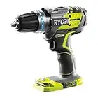 RYOBI - Perceuse-Visseuse à Percussion Brushless 18V ONE+ - Mandrin Métal 13mm, Porte Embout, Poignée GripZone - Couple 60Nm, V1 440 - V2 1700 tr/min, sans Batterie Lithium+ ni Chargeur - R18PDBL-0