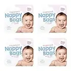 ZYBUX - Jumbo Packs Fragranced Nappy Disposable Bags (4x200) - 800 bags