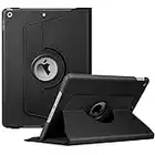 Fintie Rotating Case for iPad 9th Generation (2021) / 8th Generation (2020) / 7th Gen (2019) 10.2 Inch - 360 Degree Rotating Stand Cover with Pencil Holder, Auto Wake Sleep, Black