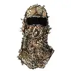 Berretto Mimetico 3D Caps, Foglie Camouflage Ghillie Caps Cappelli da cecchino Camo Parasole Cappellini per Caccia Pesca Airsoft per Donne e Uomini Universale Sport all'Aria Aperta Caccia Ghillie