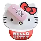 Cute Hello Kitty Mouse Pad Wrist Support, Hello Kitty Desk Accessories Office Supplies Stuff, Kawaii Mousepad Ergonomic Mouse Pad with Wrist Rest for Office Desk Computer Laptop Cat Anime Mouse Pad