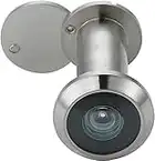 Forliggio Peephole Front Door Viewer with Privacy Cover, One-Way 220 Degrees (Satin Nickle)