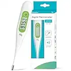 Thermometer for Adults, Oral Thermometer for Fever, Medical Thermometer with Fever Alert, Memory Recall, C/F Switchable, Rectum Armpit Reading Thermometer for Baby Kids and Adults