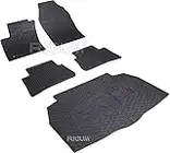 ilTappetoAuto by Fabbri 3 - 904161-68B-836011 - Compatible con Alfombrillas para Coche y Alfombrilla para Maletero de Coche de Goma a Medida para Toyota C-HR