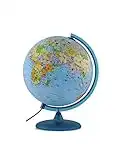 Tecnodidattica Babylon Globe for children | with animals and landmarks |Illuminated and revolving | Updated cartography in English | Graduated meridian | 12"/30cm Diameter