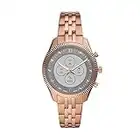 Fossil Women's 38mm Scarlette Mini Stainless Steel Hybrid HR Smart Watch,Fitness Tracker, Color: Rose Gold (Model: FTW7043)