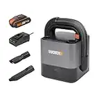 WORX 18V (20V Max) Cordless Handheld Vacuum Cleaner, Cube Vac, PowerShare, Strong suction, Compact and Portable, Battery & Charger included, WX030