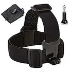 LONDON FAB Waterproof Elastic Head Harness, Strap, Mount, compatible with Gopro and most action cameras