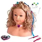 Theo Klein 5240 Princess Coralie Make-Up and Hairdressing Head 'Sophia' I With Hair clips , Make - up and lots of further Accessories I for Children Aged 3 Years and up