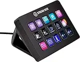 Elgato Stream Deck MK.2 – Studio Controller, 15 macro keys, trigger actions in apps and software like OBS, Twitch, ​YouTube and more, works with Mac and PC