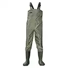 Dirt Boot NYLON CHEST WADERS WATERPROOF FLY COARSE FISHING MUCK WADER VARIOUS SIZES (Mens size 10 (44))