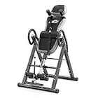 LINKLIFE Inversion Table, Heavy Duty Folding Inversion Machine with Headrest & Adjustable Protective Belt Back Stretcher Machine for Pain Relief Therapy