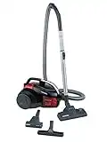 Hoover LA 30 Traino senza Sacco Lander, Rosso/Nero