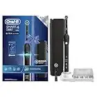 Oral-B Spazzolino Elettrico Ricaricabile Smart 4 4500 Nero CrossAction, 1 Nero. 2 Testine, Custodia da viaggio Premium, 1 Spazzolino