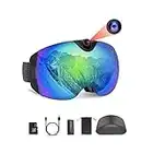 OhO Camera Ski Goggles, 4K Camera Snowboard Goggles with WiFi Feature and Adjusted View of Camera Recroding