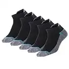 Copper Infused Ankle Socks with Odor Control, Moisture Wicking for Improved Comfort and Health (5 Pairs)