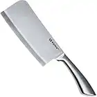 alpina 1826606 Mannaia Macellaio, Coltello per Carne da Cucina, Acciaio Inox Silver, 31 cm