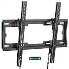 Perlegear Supporto TV Parete Inclinabile, Staffa da Parete per TV da 26"-65", Max VESA 400x400, Supporto TV Ultra Resistente 45kg