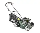 Webb WER410HP 16"/41cm Push Rotary Petrol Lawnmower, 132cc 4-Stroke Engine, 7 Cutting Heights, 45L Collection Bag - 2 Year Guarantee