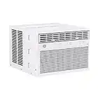 GE Window Air Conditioner 14000 BTU, Wi-Fi Enabled, Energy-Efficient Cooling for Large Rooms, 14K BTU Window AC Unit with Easy Install Kit, Control Using Remote or Smartphone App