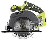 Ryobi One+ P505 18V Lithium Ion Cordless 5-1/2" 4,700 RPM Circular Saw (Battery Not Included, Power Tool Only)