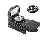 Tactical Gear Red Dot Sight Riflescope with Scope 4 Reticles Reflex Sight Holographic Red & Green Dot Sight 22mm Rail