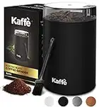 Kaffè KF2010 Broyeur de café électrique - Noir 2.5oz Capacité avec manipulation facile On/Off Brosse de nettoyage incluse