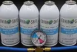 Arctic Air for R1234yf, 4 cans and Gauge, R-1234yf, R1234 Refrigerant Support