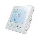 KETOTEK Thermostat Connecté WiFi Chauffage au Sol Electrique 16A Alexa Google Assistant Compatible avec Sonde, Programmable Thermostat d'ambiance Plancher Chauffant Electrique 220V