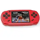 Beijue 16 Bit Handheld Games for Kids Adults 3.0'' Large Screen Preloaded 100 HD Classic Retro Video Games USB Rechargeable Seniors Electronic Game Player Birthday Xmas Present (Red)