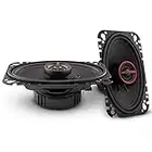 DS18 G4.6Xi GEN-X 4x6 2-Way Coaxial Speakers 135 Watts Max Power 45 Watts RMS 4-Ohm Mylar Dome Tweeters with Neodymium Magnet - Clarity Unparalled by Other Speakers in Their Class - 2 Speakers