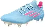 adidas X Speedflow.1 SG, Football Shoe Unisex Adulto, Sky Rush/Team Shock Pink/Cloud White, 36 EU