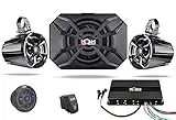 NOAM NUTV5-S V.2 - ATV/Golf Cart/UTV Waterproof Speakers Bluetooth 2.1 Marine Stereo System