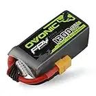 OVONIC Lipo Batería 5S 1300mAh 100C 18.5V FPV Lipo con Conector XT60 para RC Heli RC Avión FPV Quadcopter Racing RC Quadcopter Drone DIY Hobby