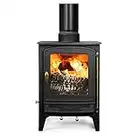 Mazona Warwick 5 kW Ecodesign Ready Multi Fuel Wood Burning Stove