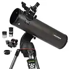 Celestron 31145 NexStar 130SLT Portable Computerised Newtonian Reflector Telescope with Quick-release Fork-arm Mount, Accessory Tray and 'Starry Night' Special Edition Software, Grey