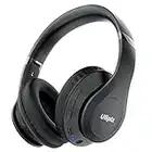 Uliptz Casque Bluetooth sans Fil, 65 Heures de Lecture Casque sans Fil Bluetooth avec Micro 6 Modes EQ, Casque Audio Bluetooth 5.3 Pliable pour Voyage/Bureau/PC (Noir)