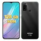 Ulefone Mobile Phones SIM Free Unlocked, Note 10P 128GB RAM 4G Dual SIM Network Smartphone, 5500mAh, Android 11, 6.52" Screen, 3 Card Slots, 13MP Triple Rear Camera, Unlocked Mobile Phones UK, Black